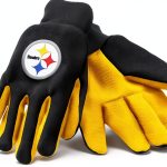 FOCO NFL Team Logo Utility Work Gloves Vinyl Ambidextrous-0