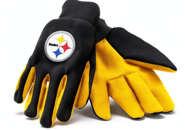 FOCO NFL Team Logo Utility Work Gloves Vinyl Ambidextrous-0