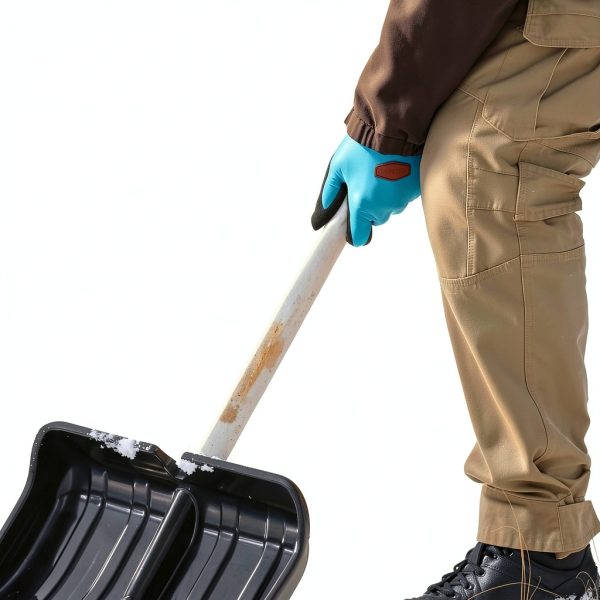 COOLJOB Waterproof Work Gloves Fleece Blue Winter Cold-3