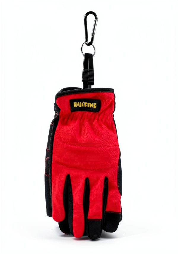 DF147 Work Gloves Faux Leather Impact Protection Mechanics-6