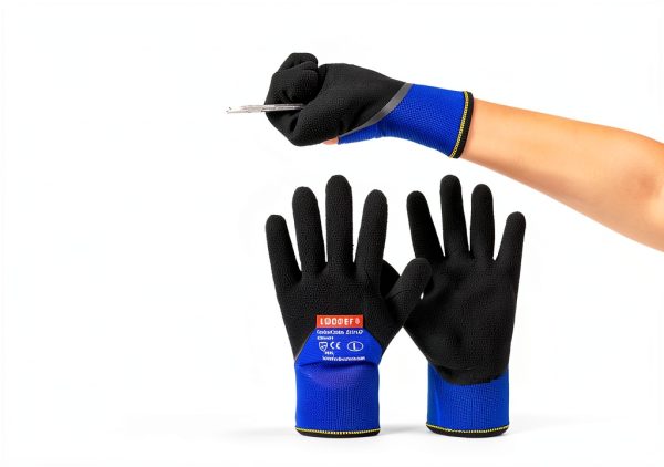 LOCCEF Winter Work Gloves Latex Coated Unisex Cold Weather-3