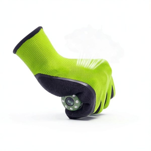 FJDZ Work Gloves Latex Coated Anti Slip Green Large Pack-1