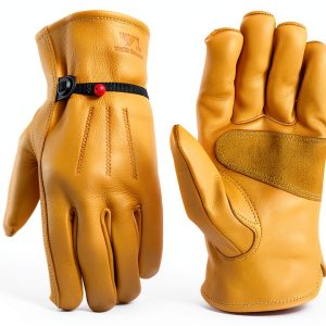 Wells Lamont Leather Work Gloves Saddletan Abrasion-0