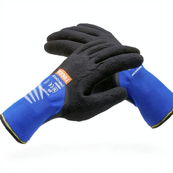 LOCCEF Winter Work Gloves Latex Coated Unisex Cold Weather-6