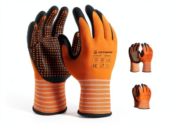 Schwer Nitrile Work Gloves Touchscreen Durable Multi-Purpose-0