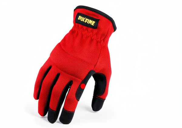 DF147 Work Gloves Faux Leather Impact Protection Mechanics-1
