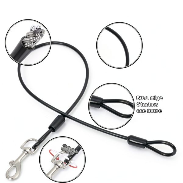 Sunnymove Dog Leash Set Heavy Duty No‑Tangle Triple-2