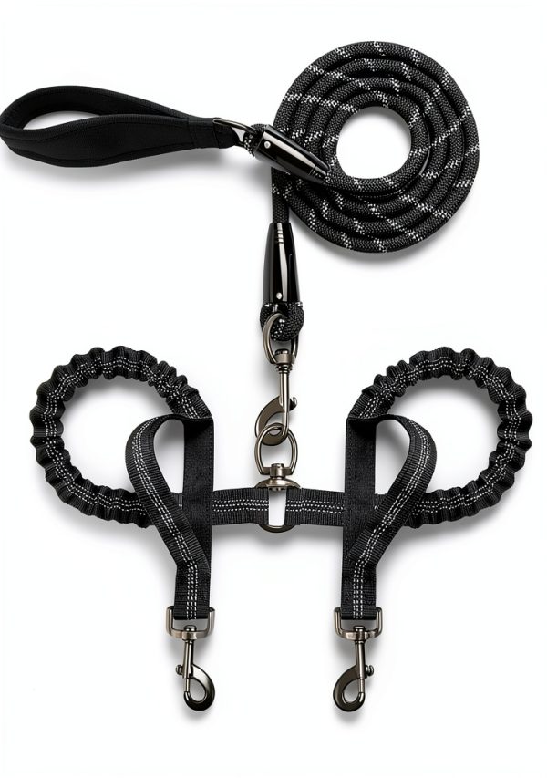 Double Dog Leash by QUAN DUO DUO Pet Supplies-0