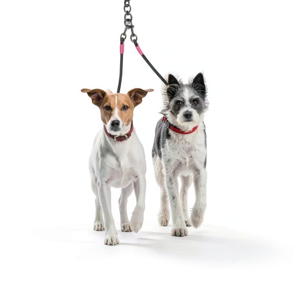 Luck Dawn 3‑Way Dog Leash Adjustable Nylon – Black, Blue, Purple-3