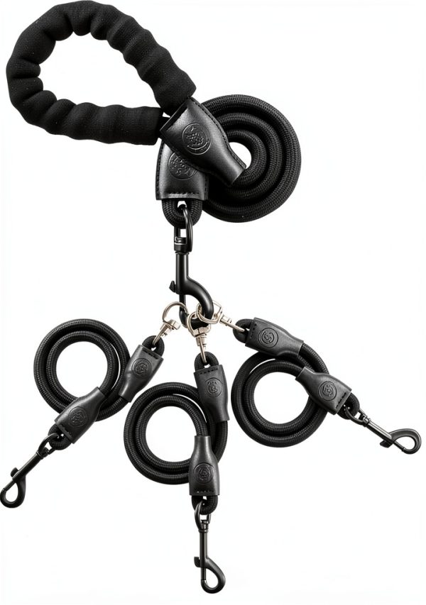 Dog Double Leash Mengbei 3in1 Nylon Design-0