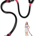 Luck Dawn 3‑Way Dog Leash Adjustable Nylon – Black, Blue, Purple-0