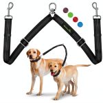 Double Dog Leash Brilliant Paw Nylon Swivel-0