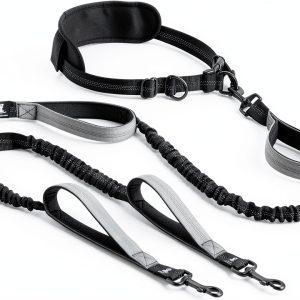 Hands Free Leash for 2 Dogs SparklyPets-0