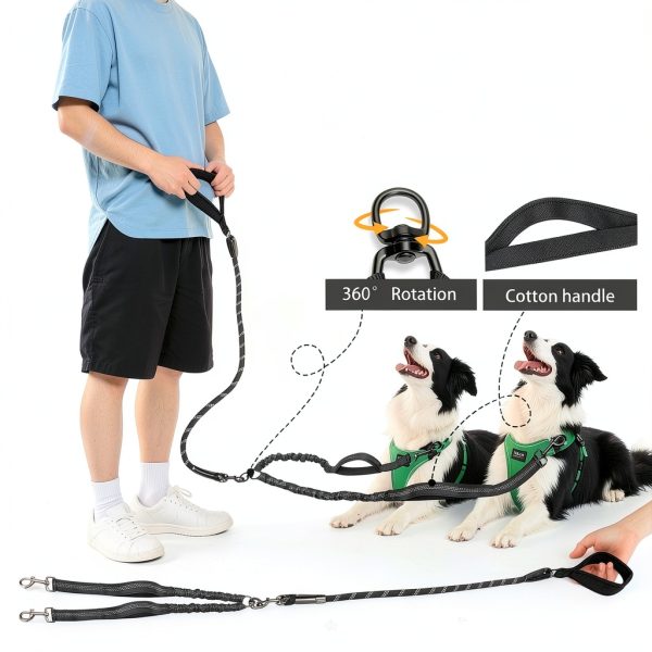 Double Dog Leash by QUAN DUO DUO Pet Supplies-5