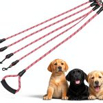 QINKOUDIH Dog Leash for 4 Dogs-0
