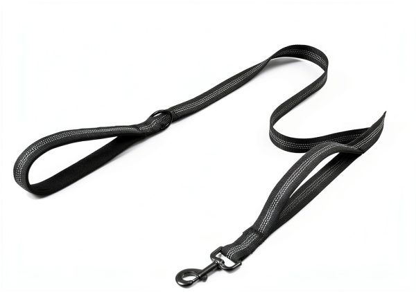 Dog Double Leash iYoPets Nylon Bungee Design-1