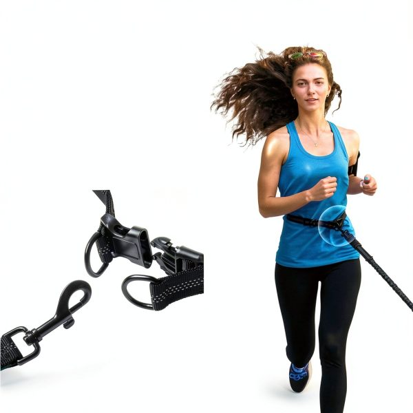 Hands Free Leash for 2 Dogs SparklyPets-6