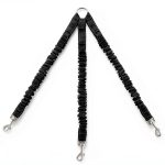LTSGORY Double Dog Leash Bungee No Pull Swivel for Small Medium Dogs-0