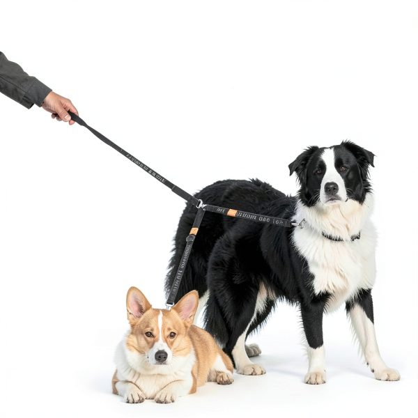 HowGo Dual Dog Leash 2‑Dog Slip Leash with Rotating Handles-6