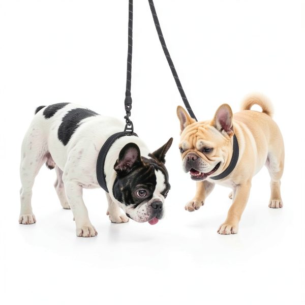 Taglory Double Dog Leash Coupler 30 Inch Reflective Nylon Orange-5