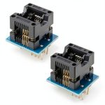 SOP8 to DIP8 Programming Adapter YINETTECH IC Socket Converter 24x20mm-0