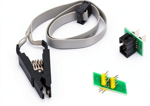 HiLetgo SOIC8 SOP8 Flash Chip Test Clip Adapter 150MIL 205MIL for BIOS-1