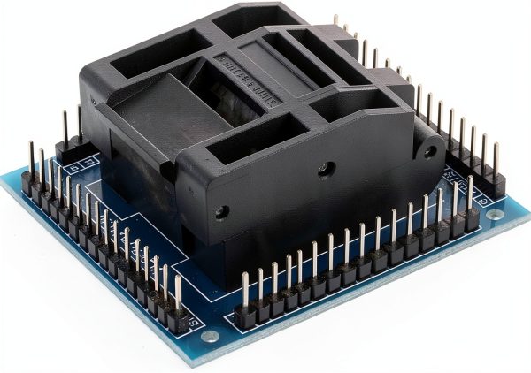 Test Socket Programming Adapter Wondiwe for 0.5m QFP64 TQFP64 LQFP64-5
