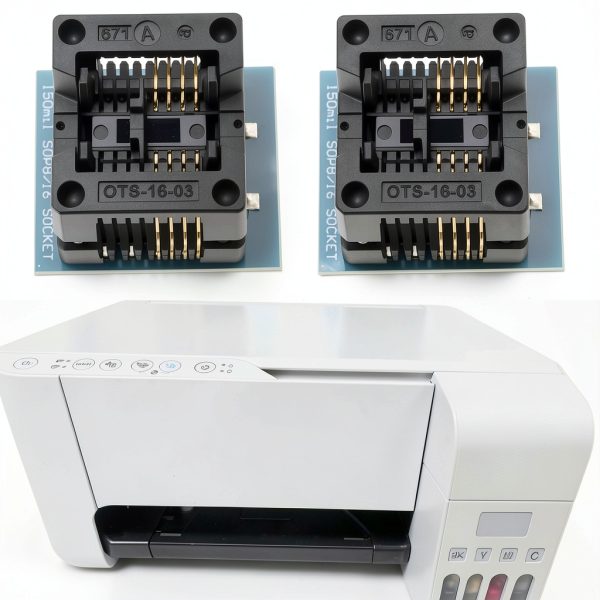 SOP8 to DIP8 Programming Adapter YINETTECH IC Socket Converter 24x20mm-2