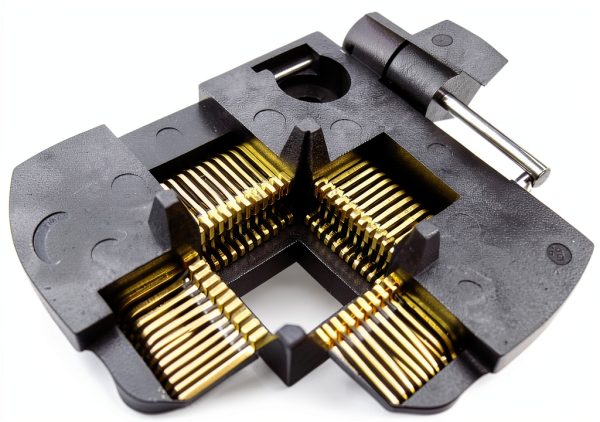 IC51-0444-467 10x10mm 0.8mm Pitch QFP44 Socket by XYG for MCU Burn-in-0