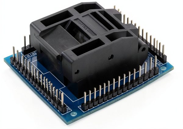 Test Socket Programming Adapter Wondiwe for 0.5m QFP64 TQFP64 LQFP64-6