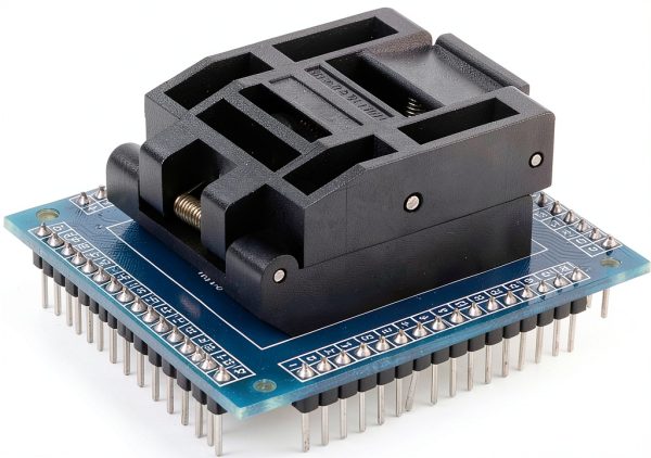 Test Socket Programming Adapter Wondiwe for 0.5m QFP64 TQFP64 LQFP64-1