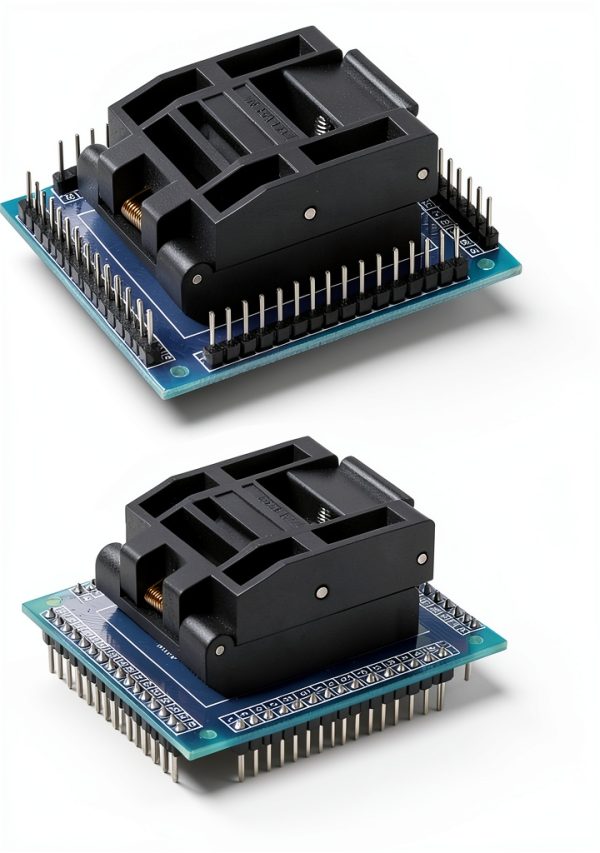 Test Socket Programming Adapter Wondiwe for 0.5m QFP64 TQFP64 LQFP64-3