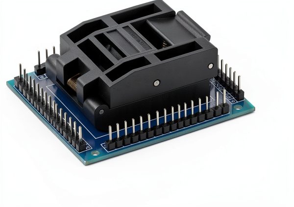 Test Socket Programming Adapter Wondiwe for 0.5m QFP64 TQFP64 LQFP64-2