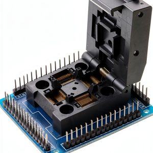 Test Socket Programming Adapter Wondiwe for 0.5m QFP64 TQFP64 LQFP64-0