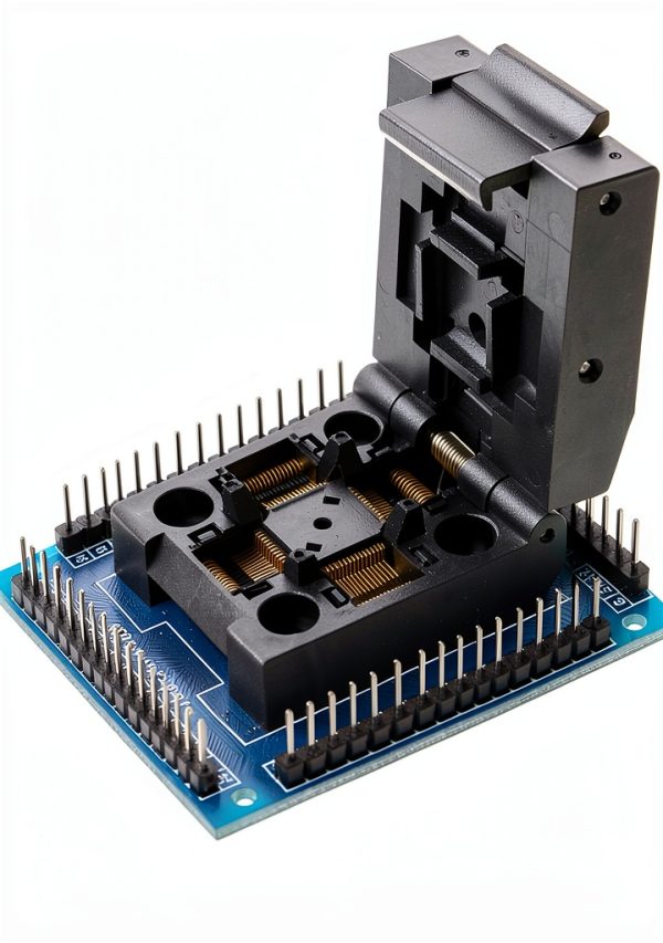 Test Socket Programming Adapter Wondiwe for 0.5m QFP64 TQFP64 LQFP64-0