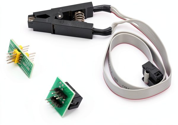 IC Test Clips Socket Adapter SOIC8 SOP8 Flash Chip with Cable Walfront-5